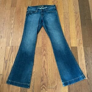 Women’s Express Stella Fit & Flare Denim Jeans - Size 4L - Low Rise